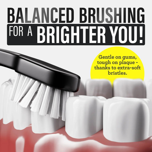 Yin Yang Extra Soft Bristles Toothbrush – 2 Pack