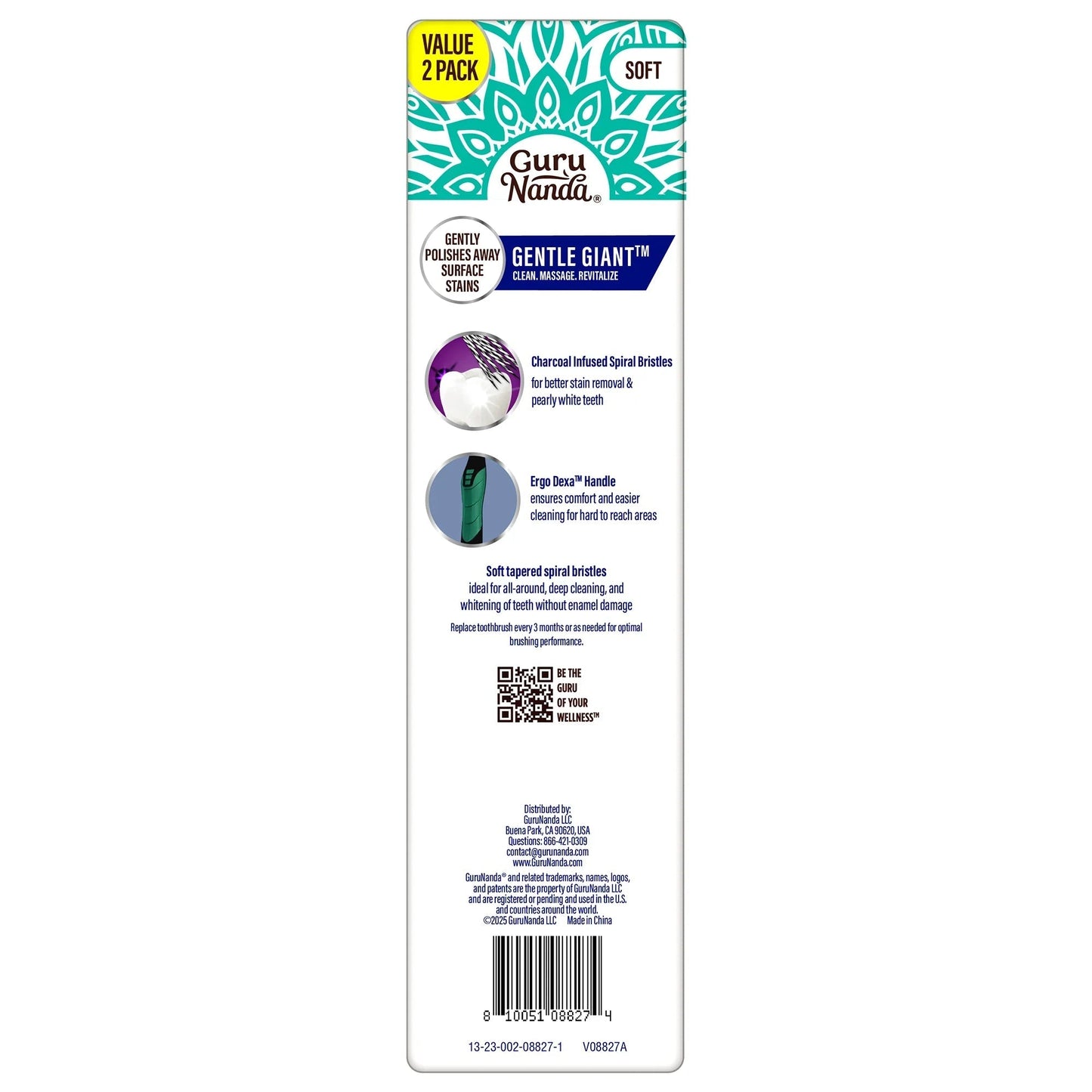 Gentle Giant Whitening Spiral Toothbrush
