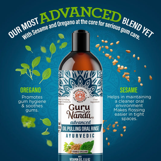 Advanced Oil Pulling with Sesame & Oregano – 8 fl oz