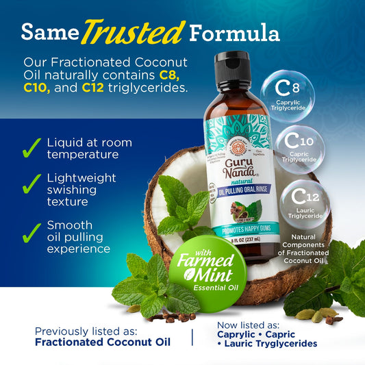 Cocomint Oil Pulling with 7 Essential Oils & Vitamins D3, E & K2