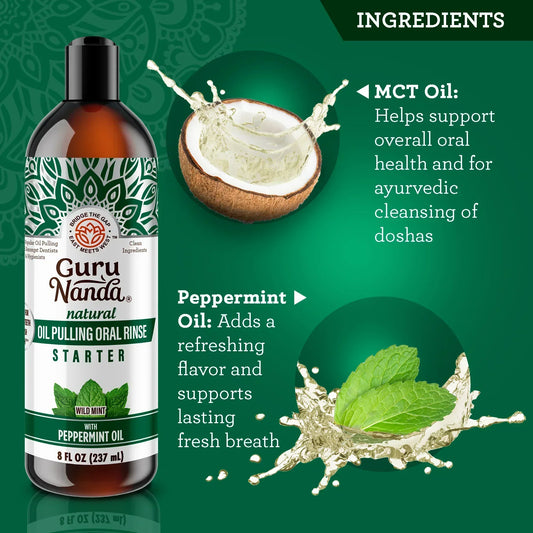 Coconut & Peppermint Oil Pulling – 8 fl oz