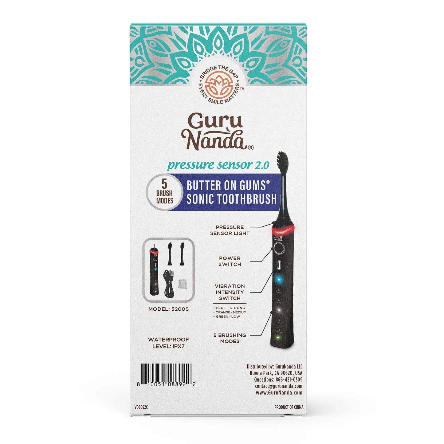 Butter On Gums Pressure Sensor Electric Toothbrush 2.0 (24/Case)