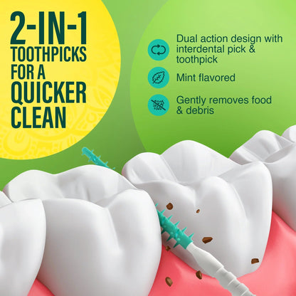 2-in-1 QuickPik Toothpick with Travel Case