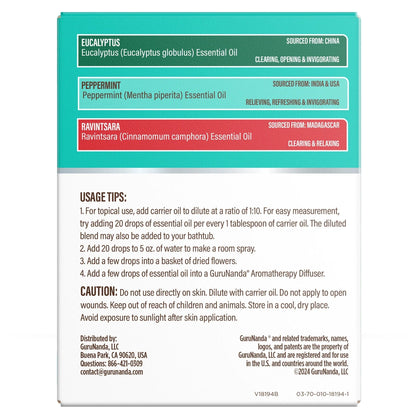 Breathe Essential Oil, 10 ML – 3 Pack