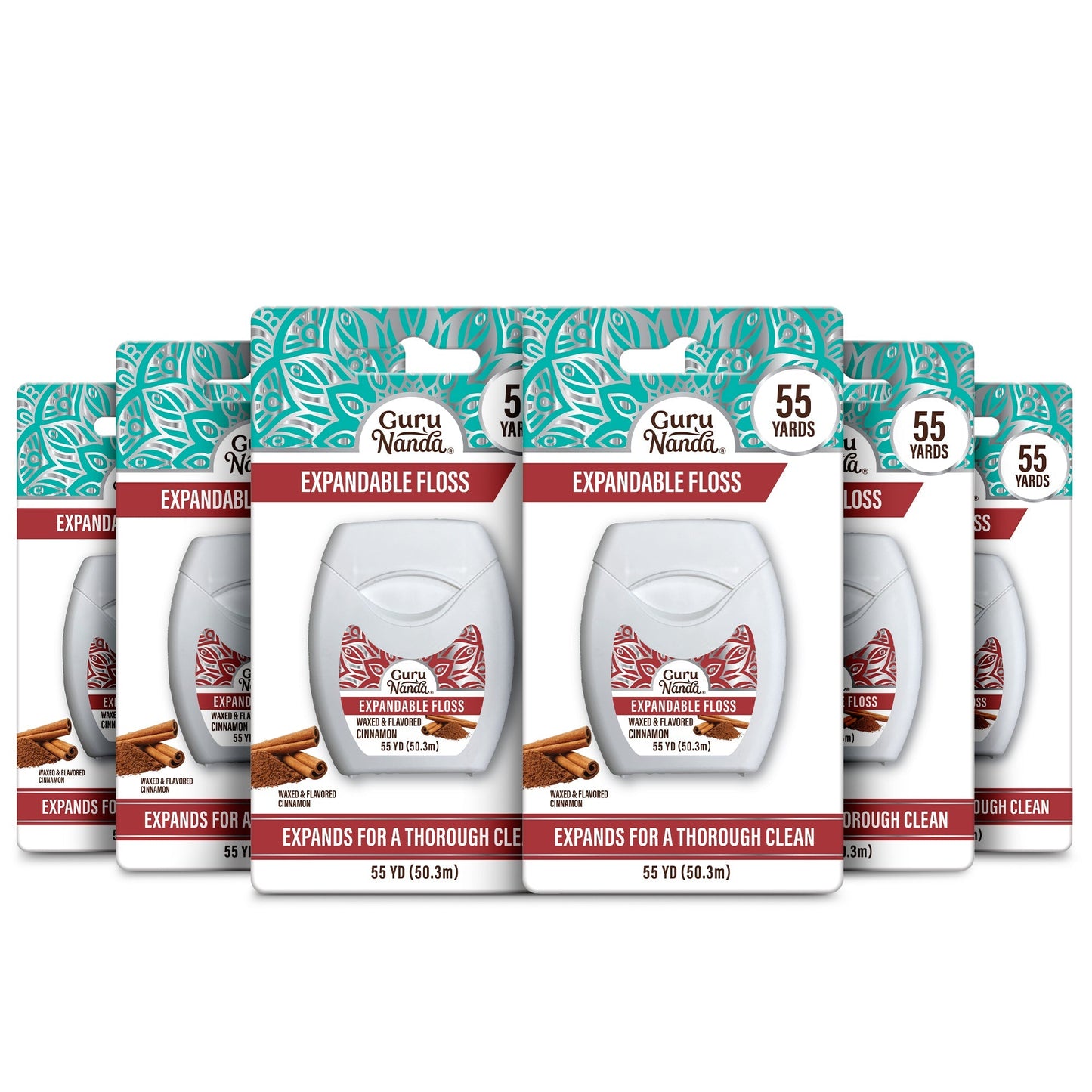 Cinnamon Flavored Expandable Dental Floss – 55 Yards