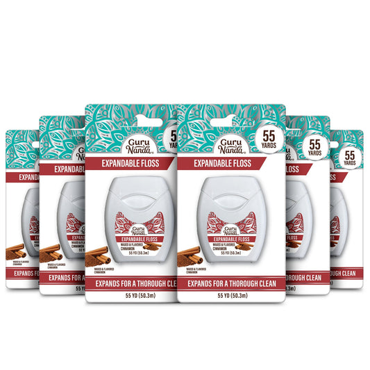 Cinnamon Flavored Expandable Dental Floss – 55 Yards