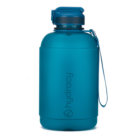 Coach 78 oz / 2.3 L Water Bottle with Storage Sleeve, Handle and Straw Lid