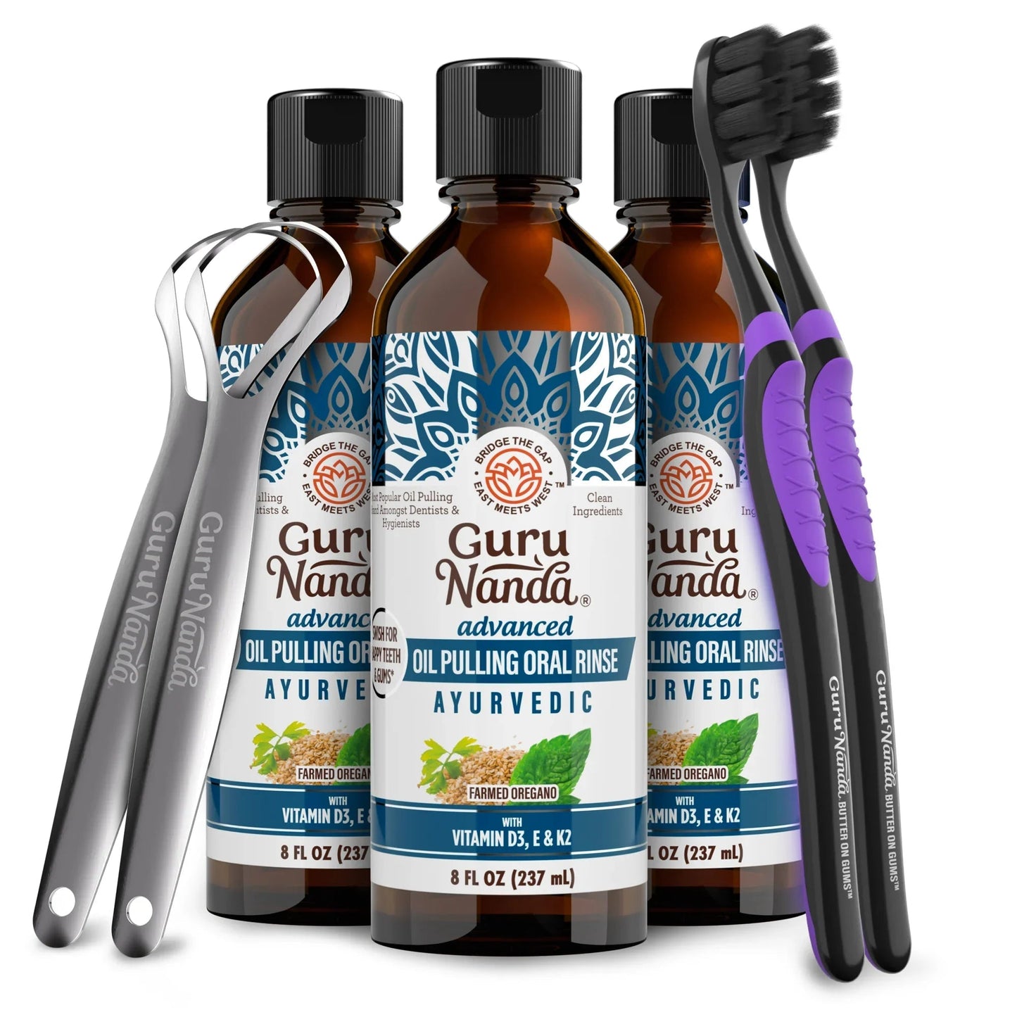Advanced Oil Pulling with Sesame & Oregano – 8 fl oz