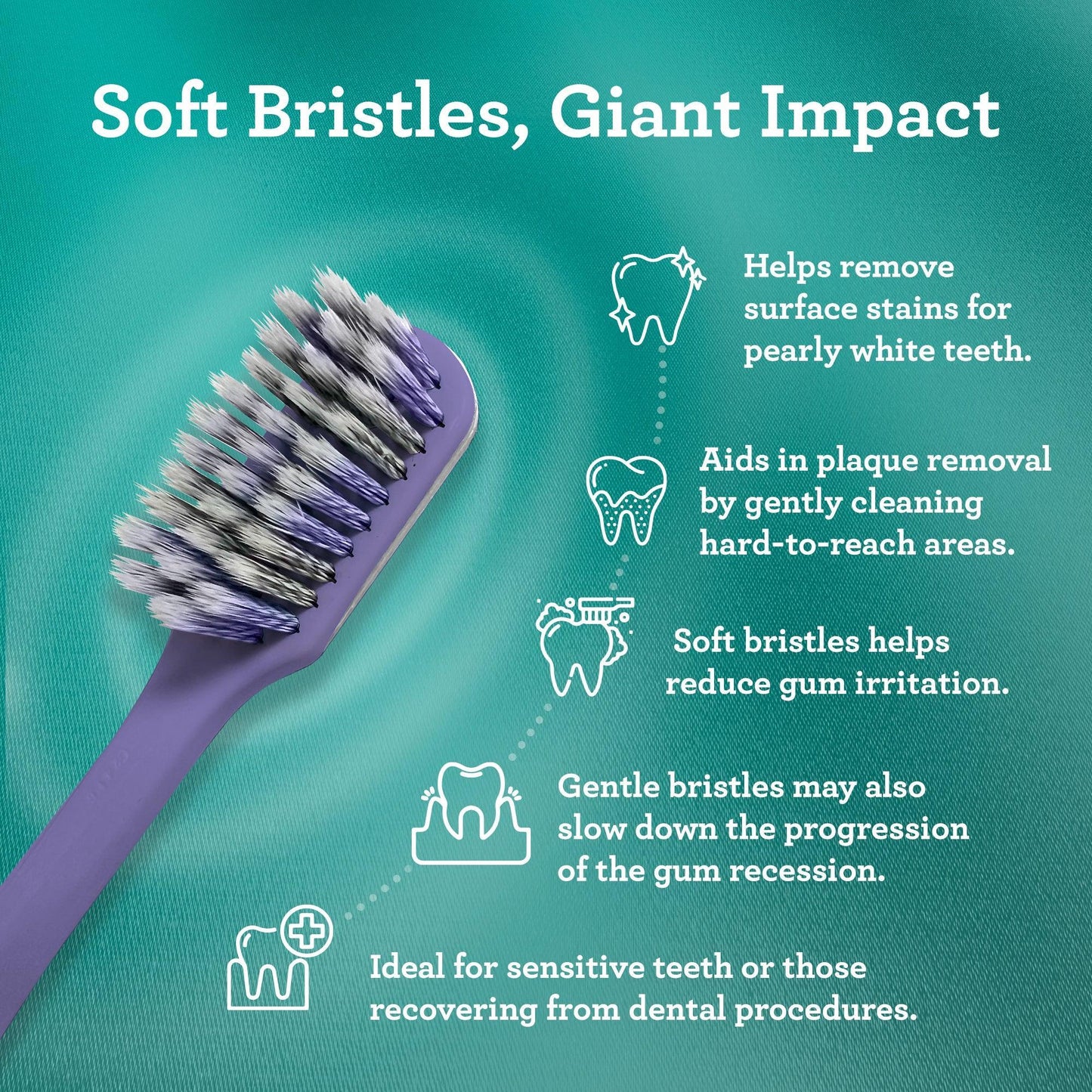Gentle Giant Whitening Spiral Toothbrush