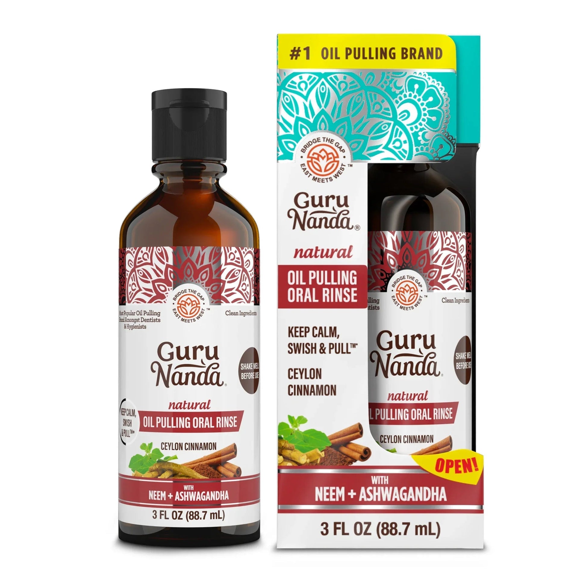 Cinnamon & Coconut Oil Pulling with Neem & Ashwagandha