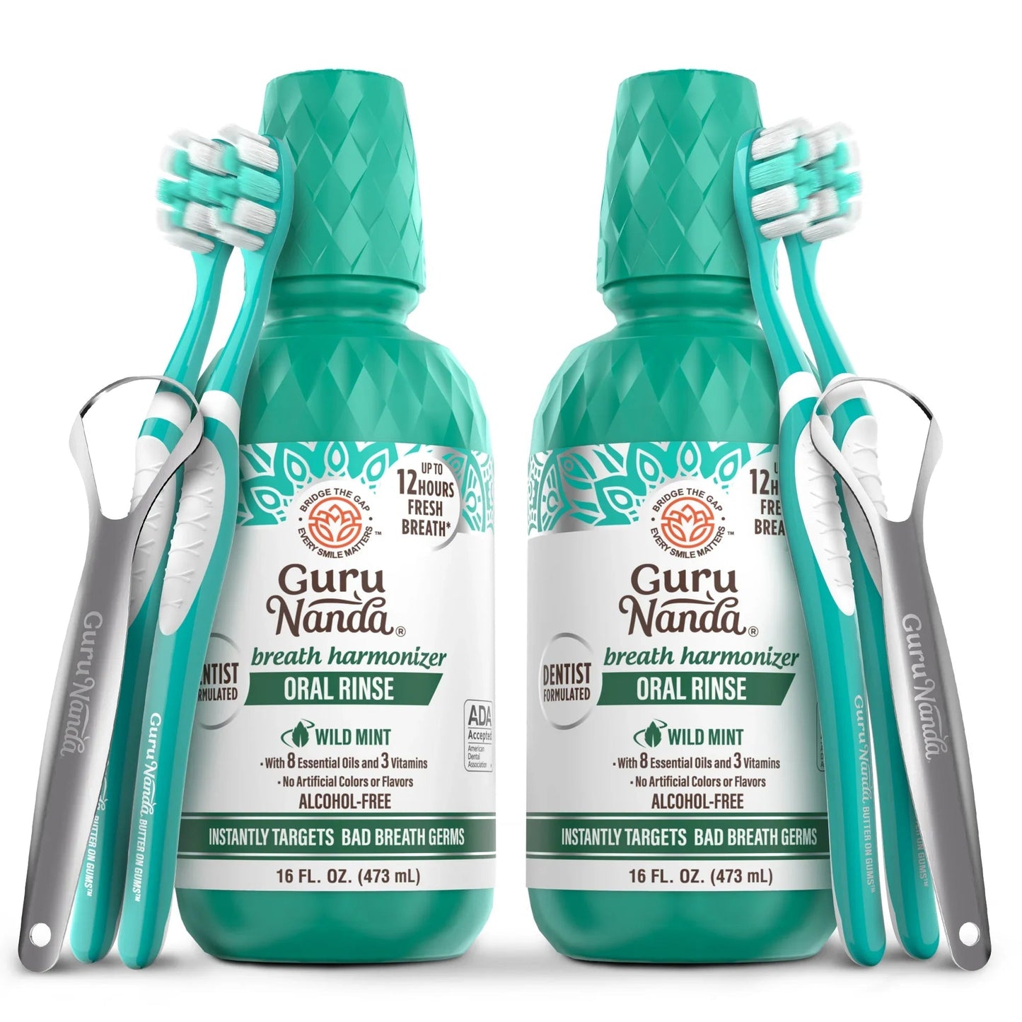 Fresh Breath Harmonizer Oral Rinse, Wild Mint