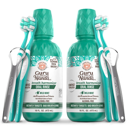 Fresh Breath Harmonizer Oral Rinse, Wild Mint