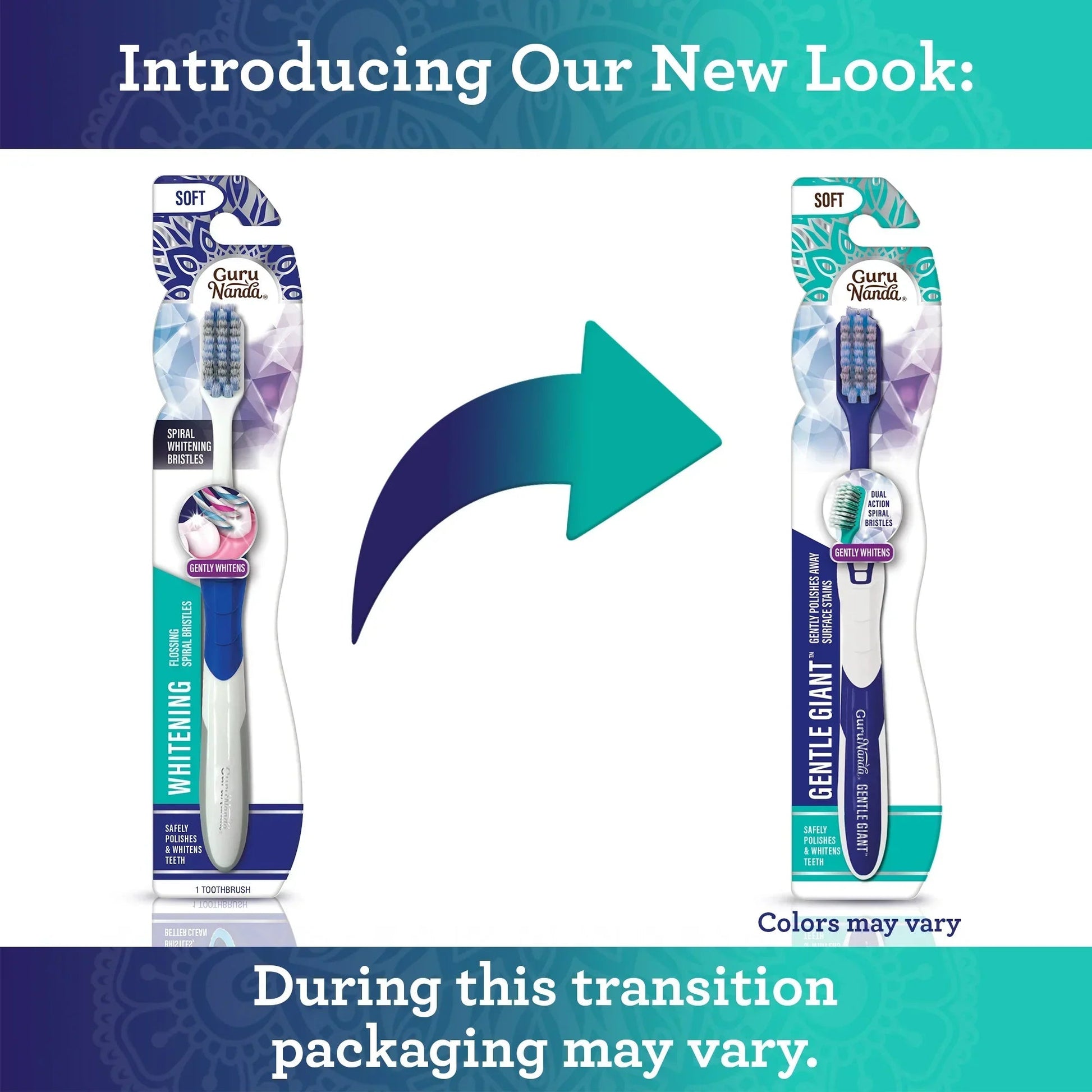Gentle Giant Whitening Spiral Toothbrush