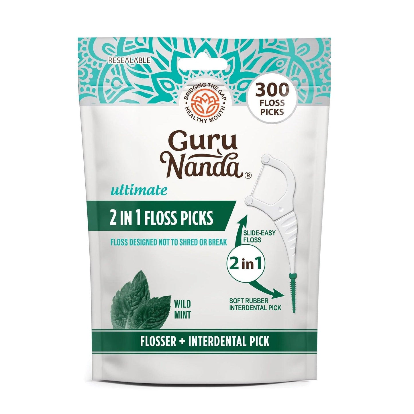 2-in-1 Dental Floss Picks