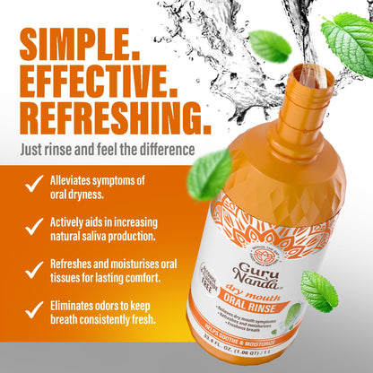Dry Mouth Oral Rinse, Fresh Mint