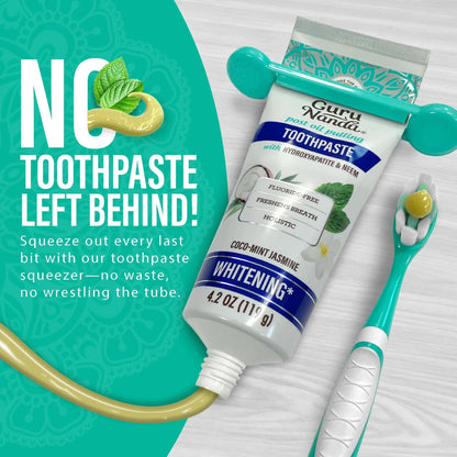 Travel-Size Hydroxyapatite & Neem Whitening Toothpaste, Fluoride Free – 1 oz