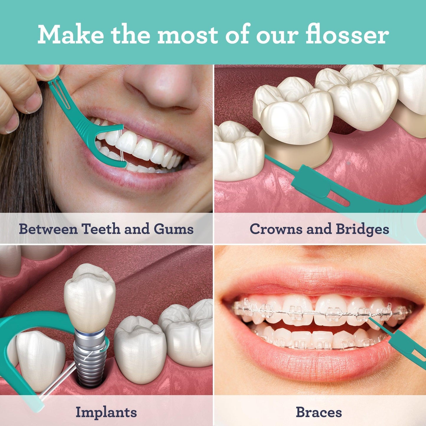 Dual Slickers Floss Picks